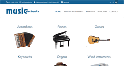 Desktop Screenshot of music-electronics.be