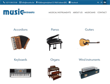 Tablet Screenshot of music-electronics.be